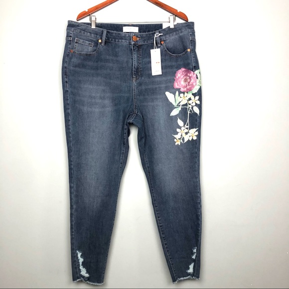 NEW LANE BRYANT high rise ultimate stretch skinny - Picture 3 of 15